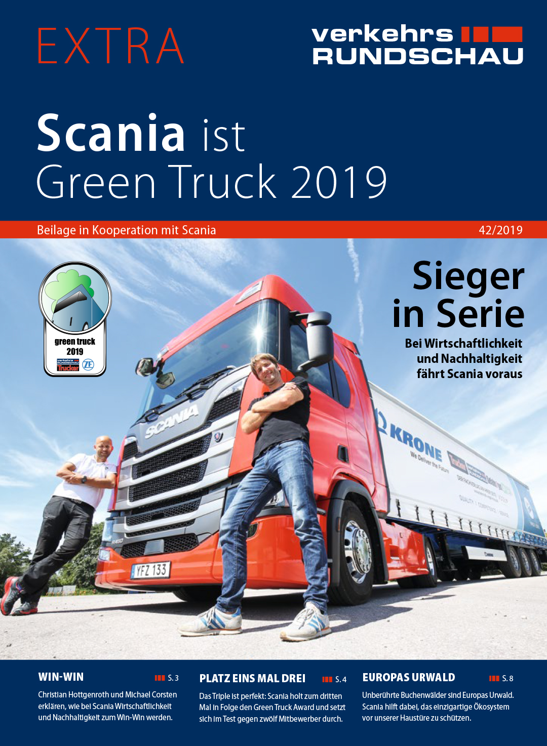 VRextra_Scania_finales LowRes <span class="caps">PDF-1</span> Scania ist Green Truck 2019
